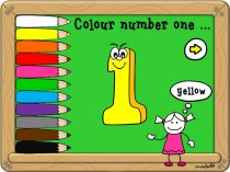 Colours and numbers game