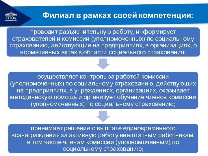 Действуют в пределах своей компетенции