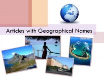 Articles with Geographical Names