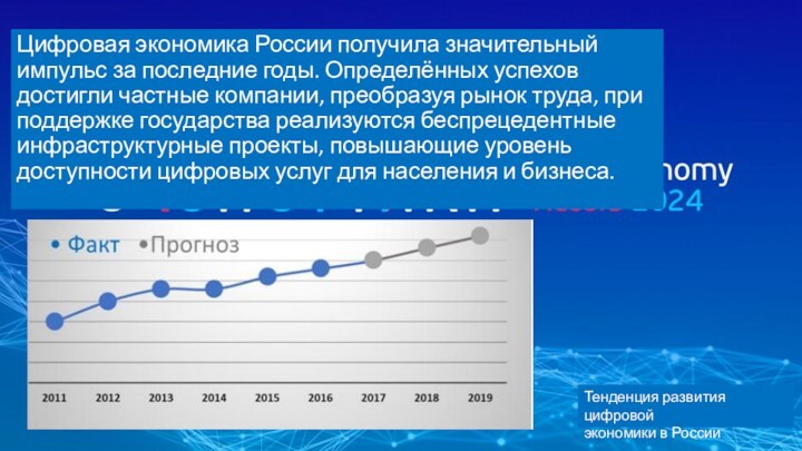 Цифровая экономика России получила значительный импульс за последние годы. Определённых успехов достигли частные компании, преобразуя