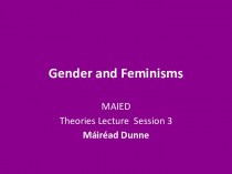Gender and Feminisms