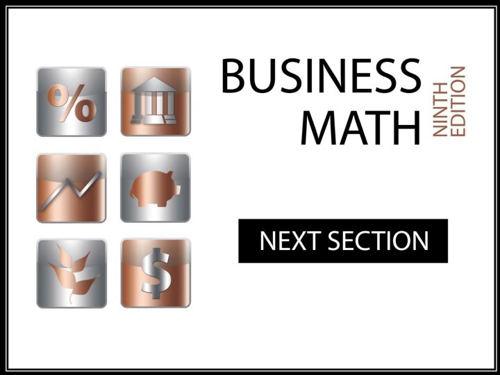 Business Math, Ninth Edition