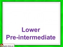 Word taboo word(s). Lower pre intermediate
