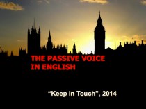 The passive voice in english