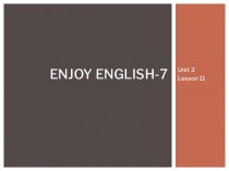 Enjoy English. Different types of school (Lesson 11)