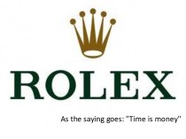 Rolex. Time is money
