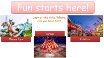 Ярмарка развлечений в тематическом парке Цирка