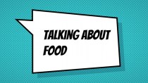 Grade talking about food