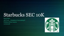 Starbucks SEC 10K Company Timeline