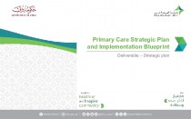 Primary care strategic plan and implementation blueprint