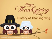 Thanksgiving history