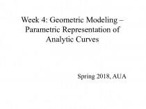 Intro to Geometric Modeling (GM)