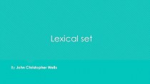 Lexical set