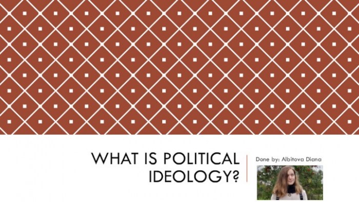 What is political ideology?