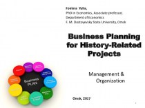 Business Planning for History-Related Projects. Management & Organization