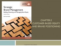 Customer-based equity and brand positioning (chapter 2)