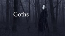 Goths — representatives of youth subculture that originated in the 20th century