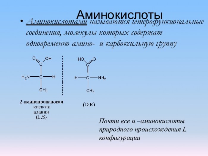 Аминокислоты 1