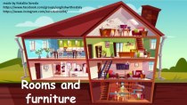 Rooms and furniture flashcards