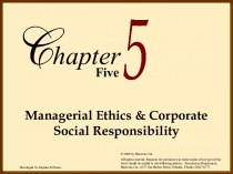 Managerial Ethics & Corporate