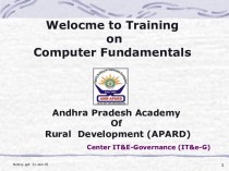 Welocme to Training on Computer Fundamentals