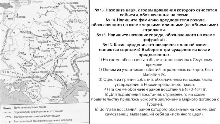 Кто был участником событий обозначенных на схеме стрелками хлопко