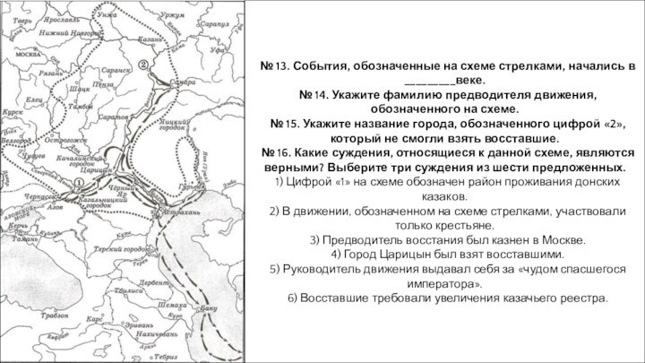 События обозначенные на схеме стрелками произошли в тысяча семьсот годах