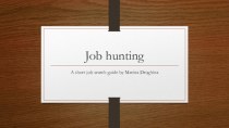 Job hunting