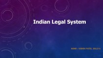 Indian Legal System