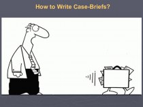 How to write case-briefs