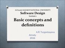 Basic concepts and definitions