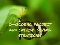 G-global project and energy-saving strategies
