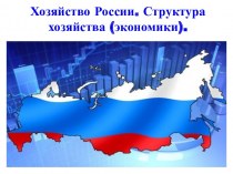 Хозяйство России. Структура хозяйства (экономики)