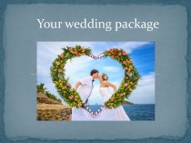 Your wedding package