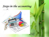 Steps in the accounting cycle