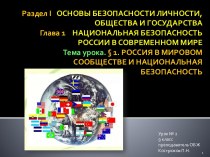 Россия в мировом сообществе и национальная безопасность