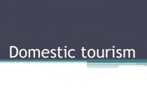 Domestic tourism