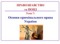 Кримінальне право України