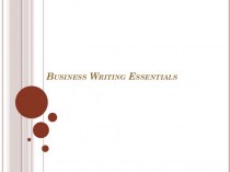 Business Writing Essentials