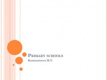 Primary schools